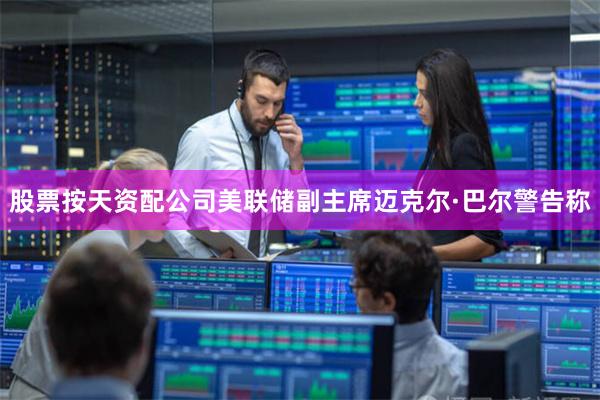 股票按天资配公司美联储副主席迈克尔·巴尔警告称