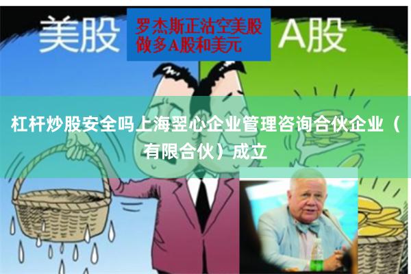 杠杆炒股安全吗上海翌心企业管理咨询合伙企业(有限合伙)成立
