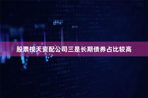 股票按天资配公司　　三是长期债券占比较高